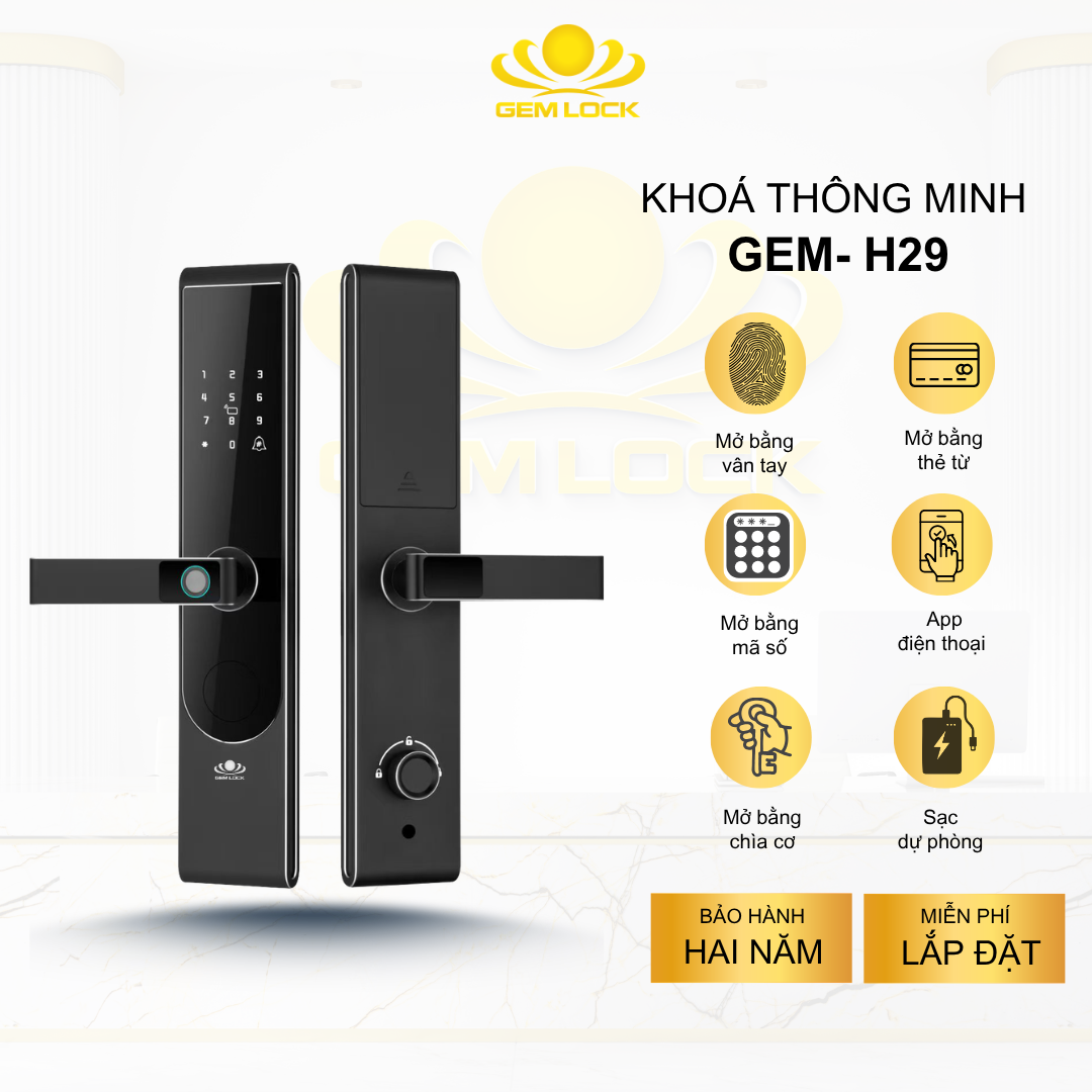 KHÓA THÔNG MINH GEM-H29